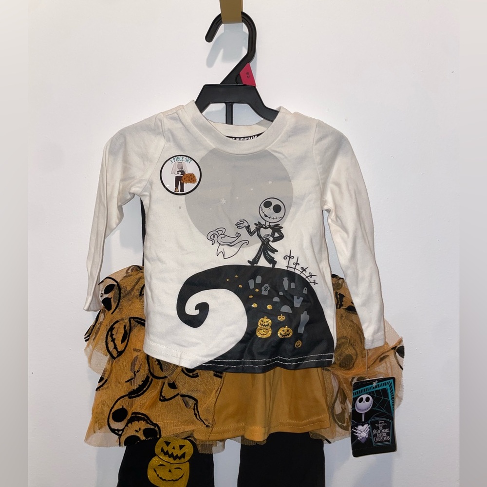 Nightmare Before Christmas Toddler Girls Long Sleeve Top